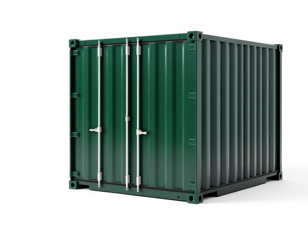Green 40ft standard shipping container for sale in Nashville, TN